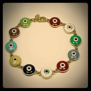 Joan Rivers evil eye bracelet stunning new